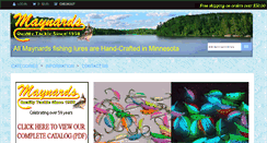 Desktop Screenshot of maynardstackle.com